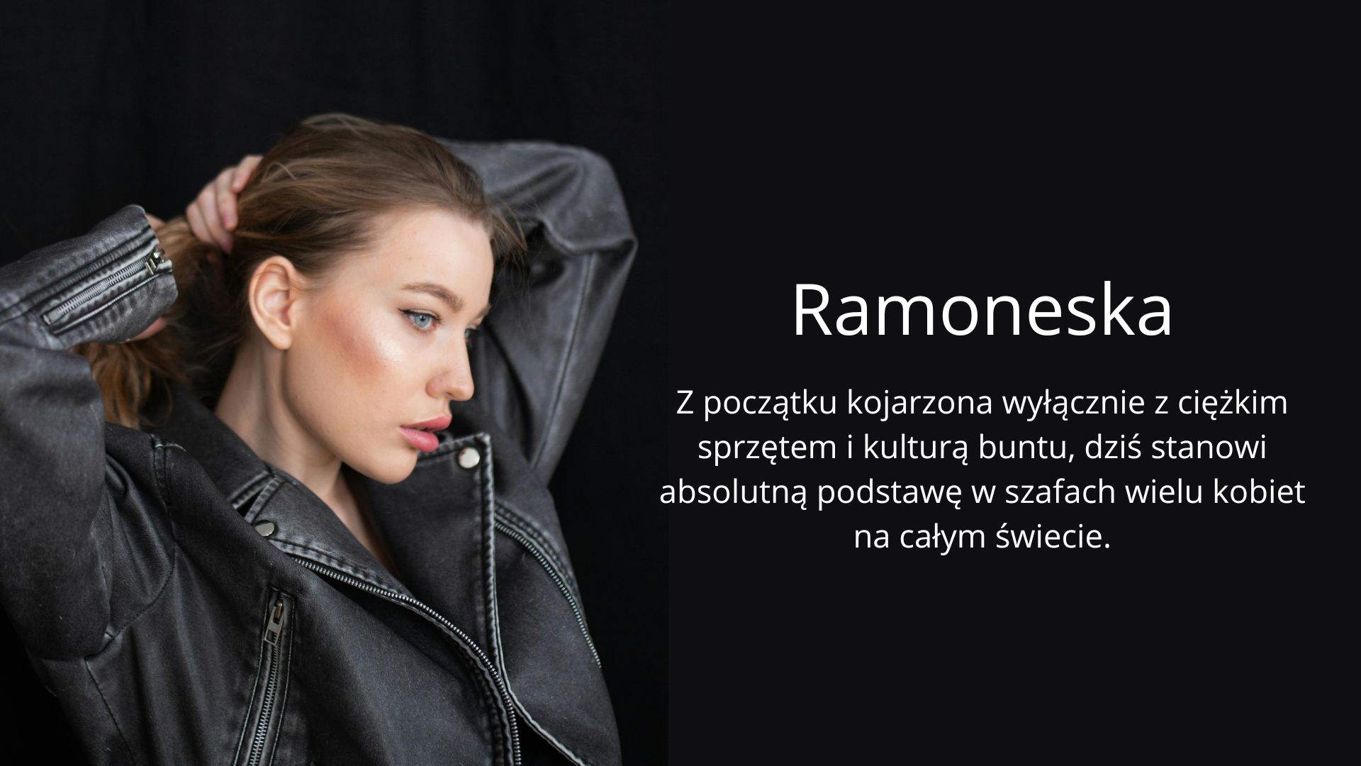 Ramoneska damska – jak kurtka motocyklowa stała się fundamentem kobiecej szafy?