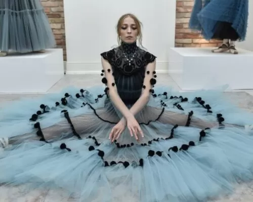Lidia Kalita - haute couture 2018 - sukienka tiulowa