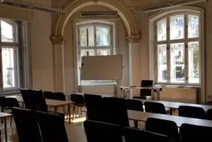 Kolegium Europejskie w Krakowie - sala wykładowa